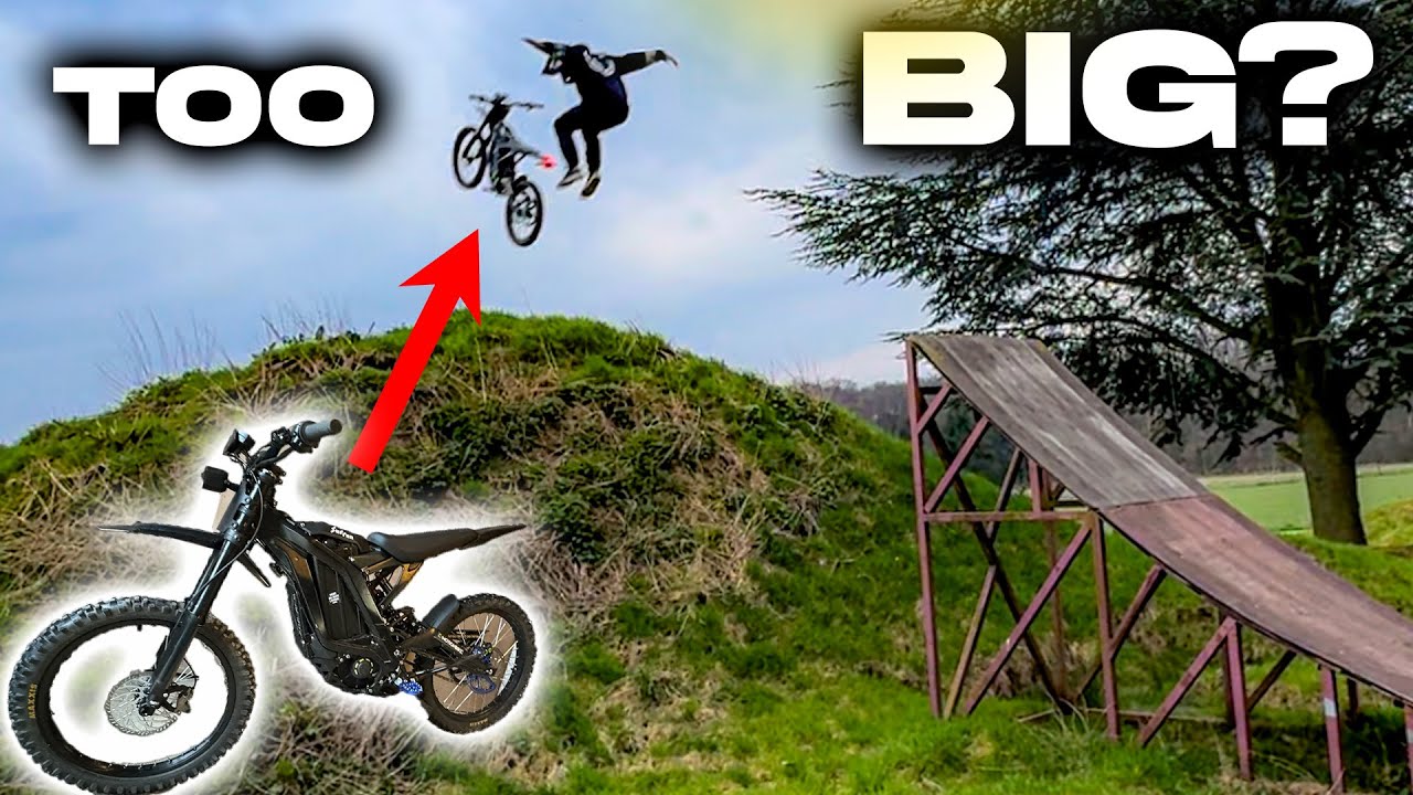 Mit Sur-Ron auf MTB Jumps!