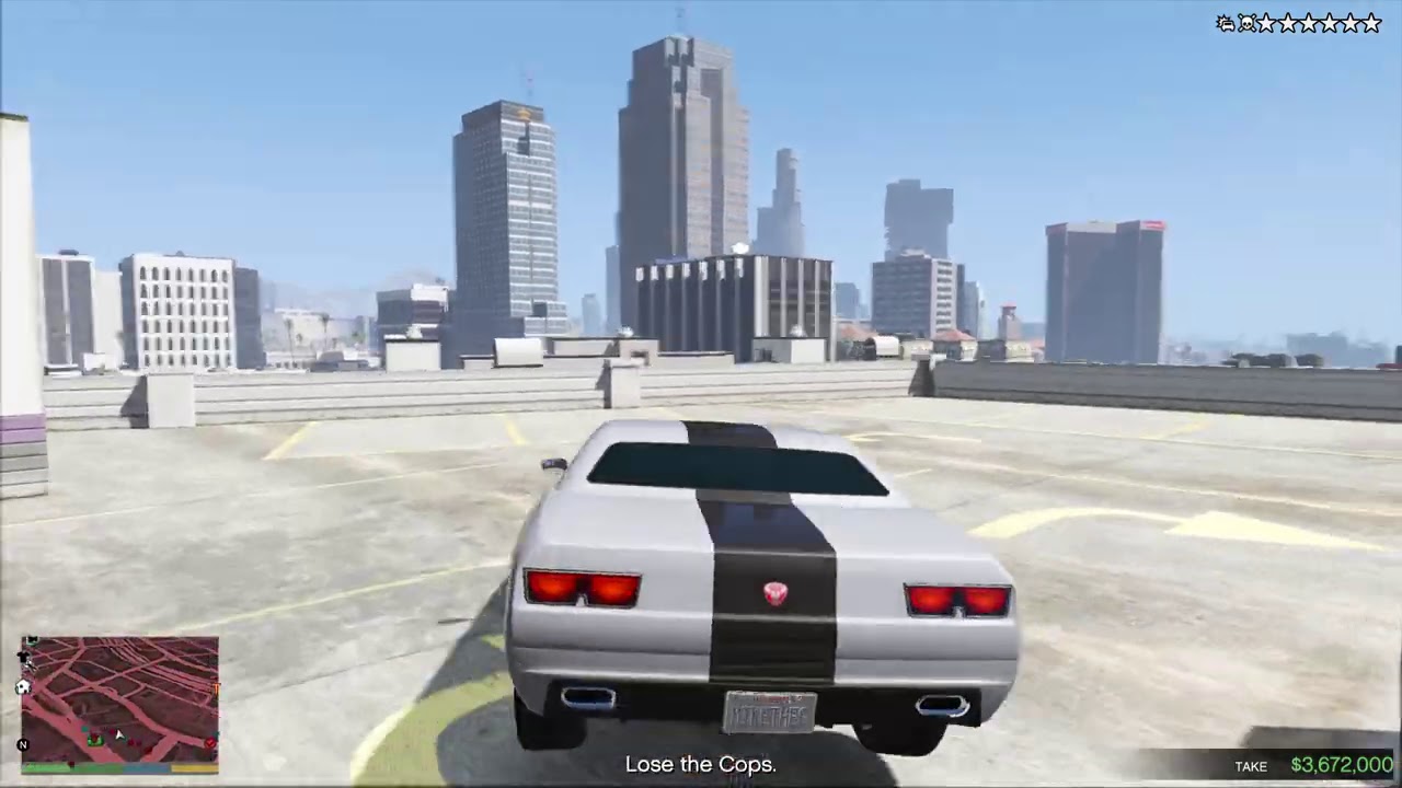 GTA 5 - Fleeca Bank Heist + Six Star Escape (RDE 3.1.1)