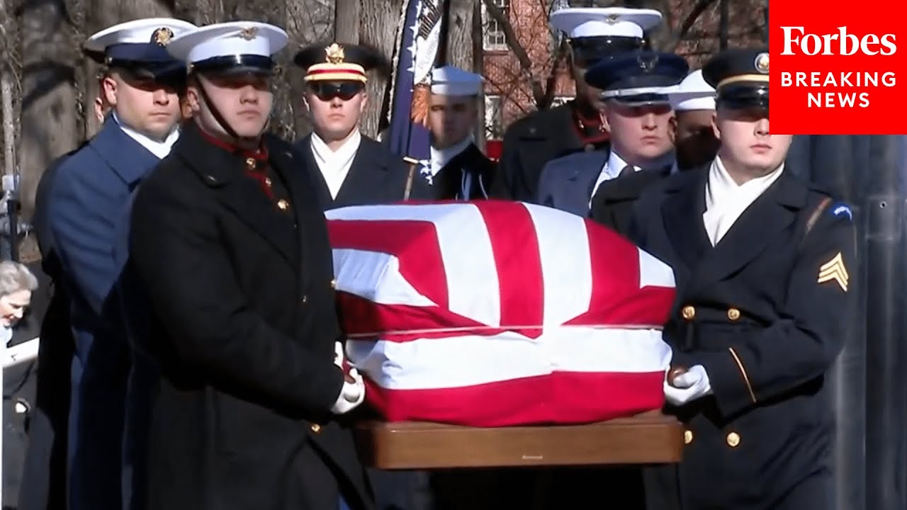 Late President Jimmy Carter’s Funeral Procession To DC Begins At The Carter Center In Atlanta, GA