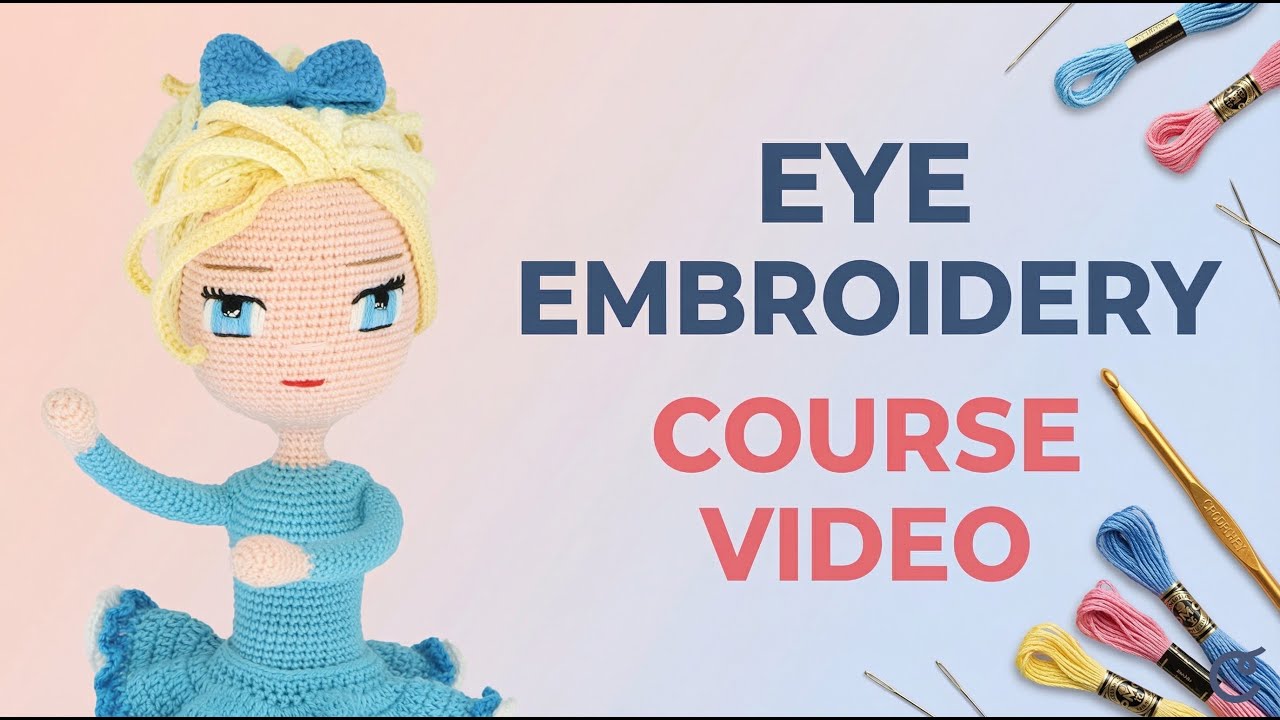 Our eyes embroidery course is on its way!