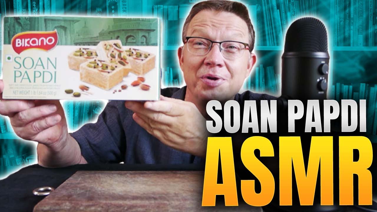 ASMR Soan Papdi,  Eating Indian Sweets Mukbang and Indian Mukbang Food Eating