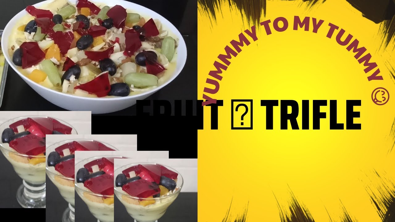Fruit trifle recipe | fruit trifle banane ka tarika#fruitcustard #yummy