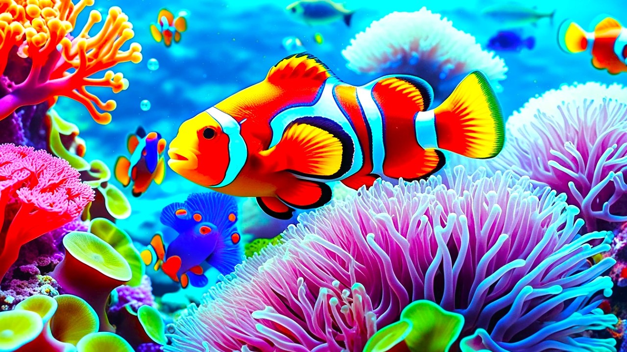 The Best 4K Aquarium - Explore the Stunning World of Sea Jellyfish and Beautiful Coral Reef Fish. #8