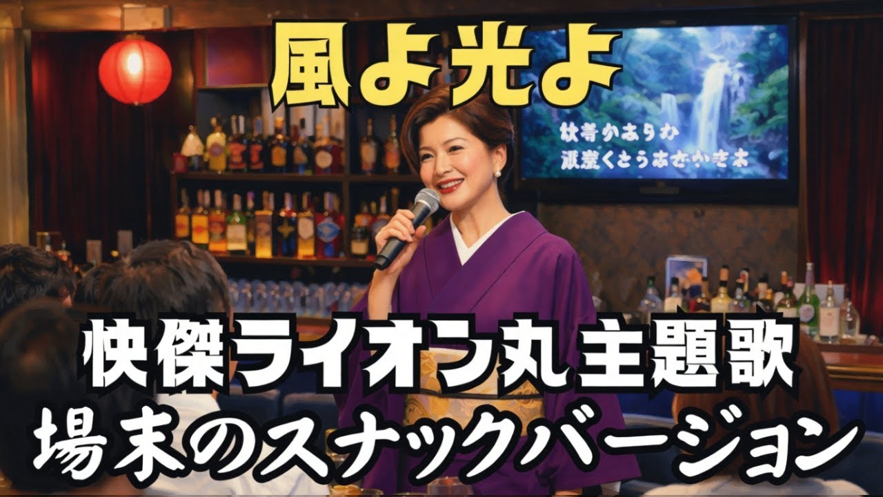 風よ光よ【快傑ライオン丸主題歌】場末のスナックバージョン