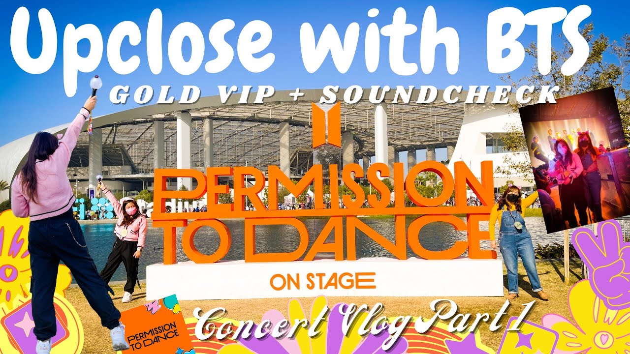 BTS PTD In LA | Barricade Floor Seats | GOLD VIP + Soundcheck | Dec 1 | Part 1 #bts #btsarmy #ptd