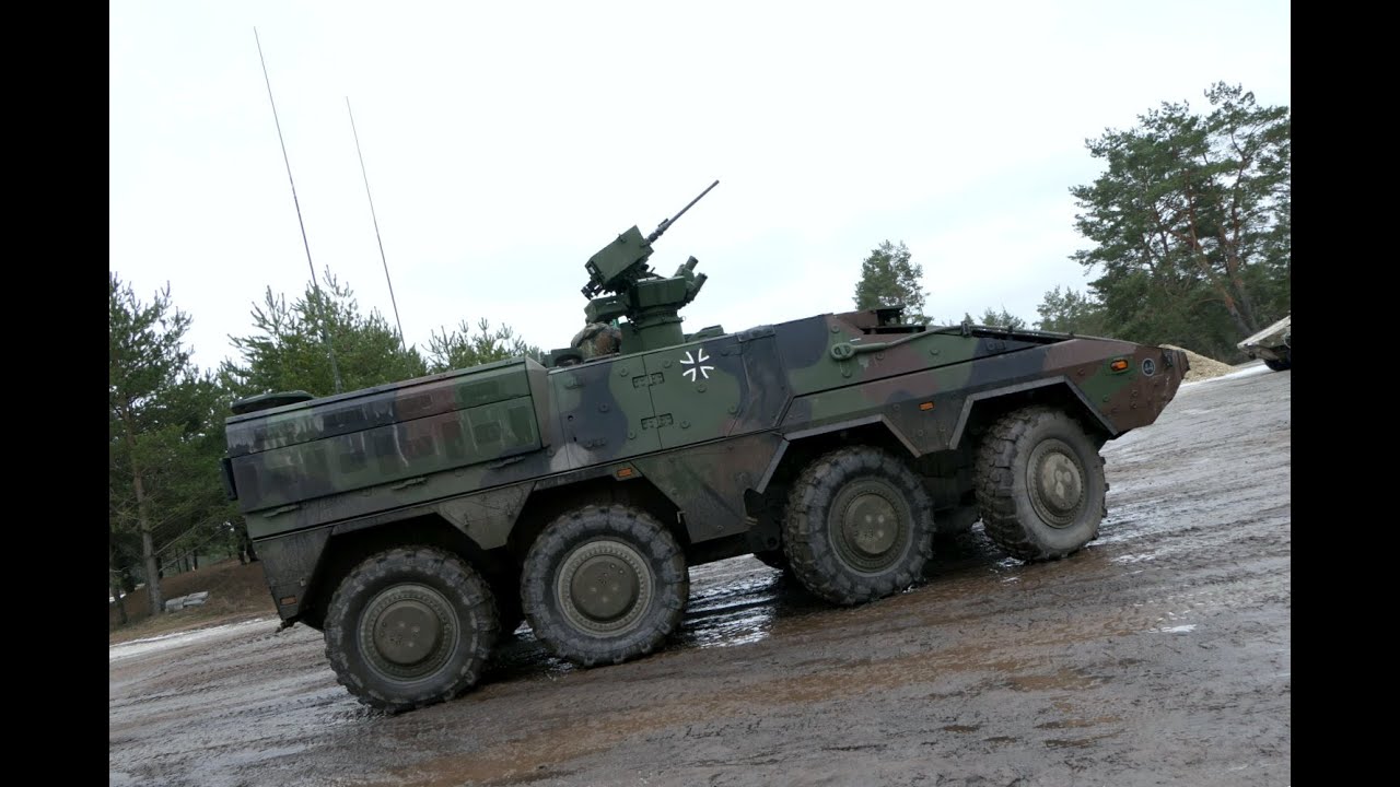 Schweres Maschinengewehr 12,7mm auf GTK Boxer