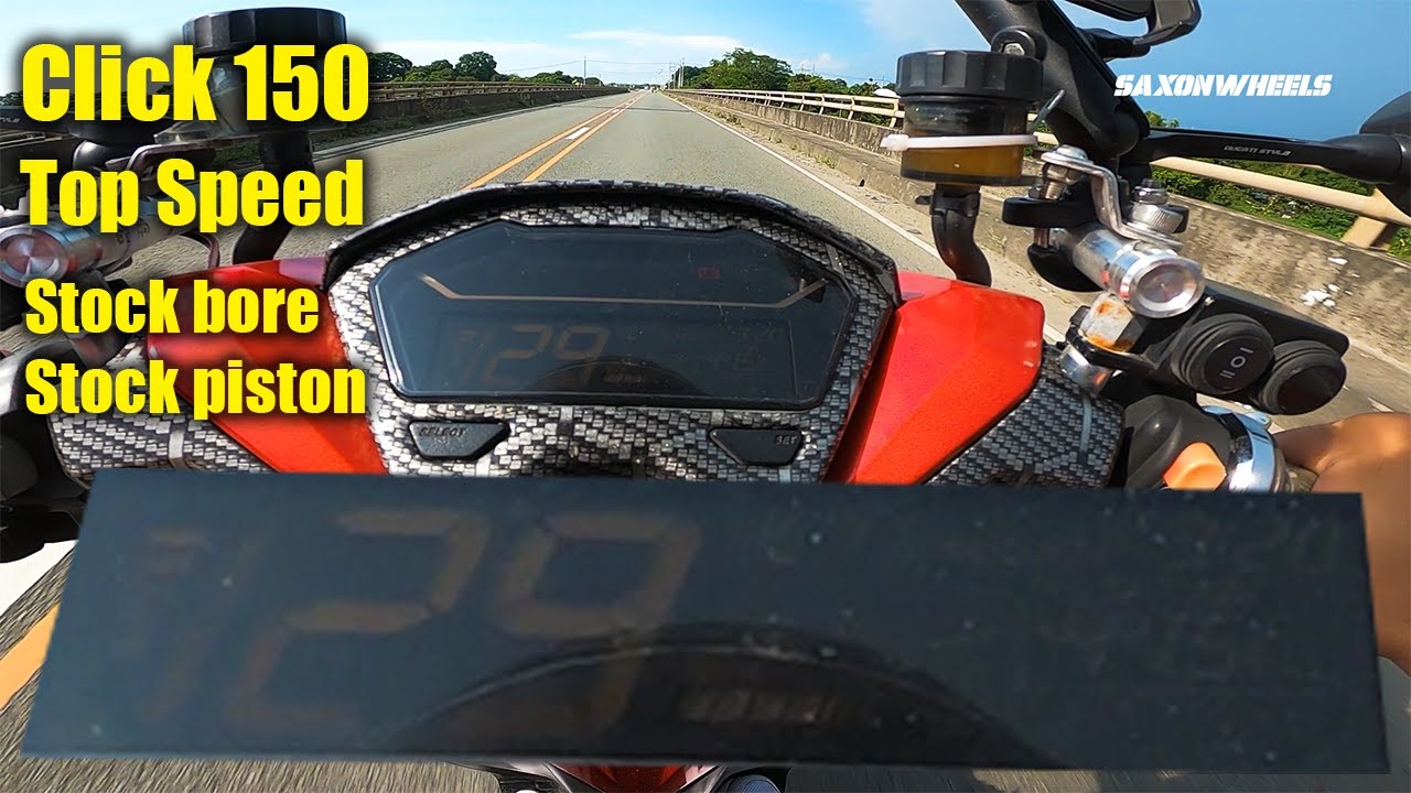 Honda Click 150 Top speed