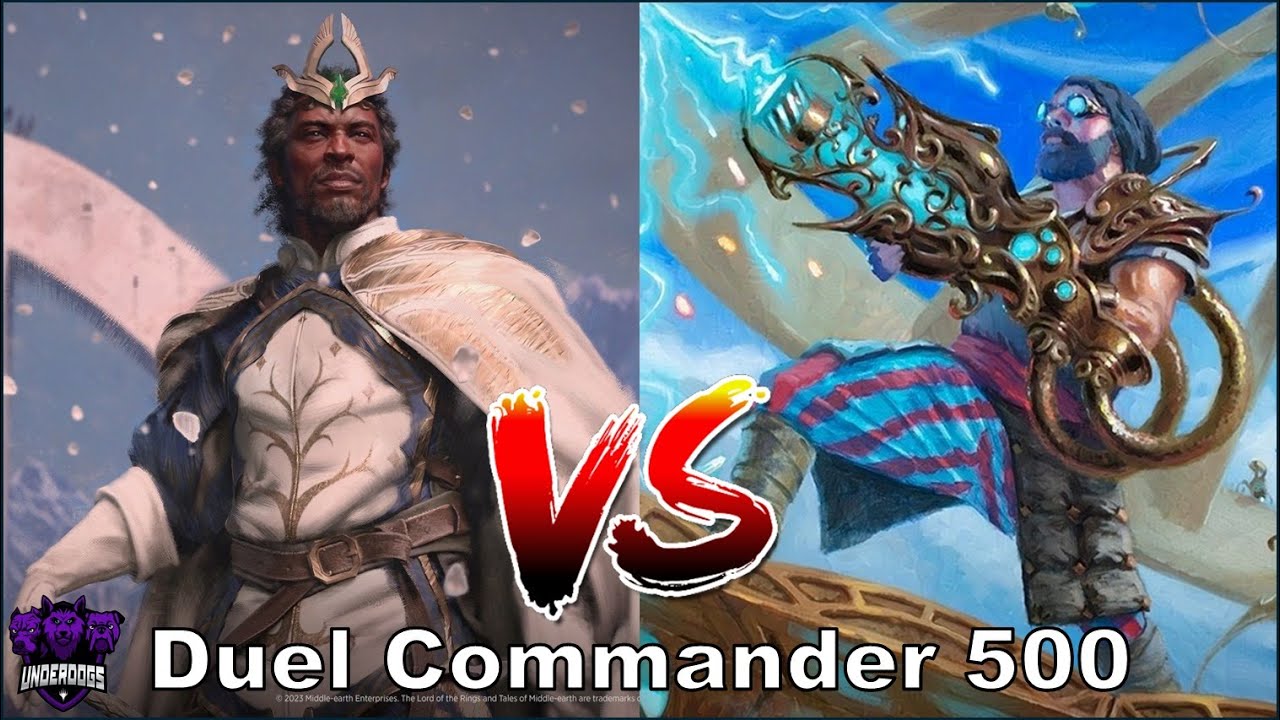 Aragorn, King of Gondor vs. Satya, Aetherflux Genius - Duel Commander 500 - EDH│MTG