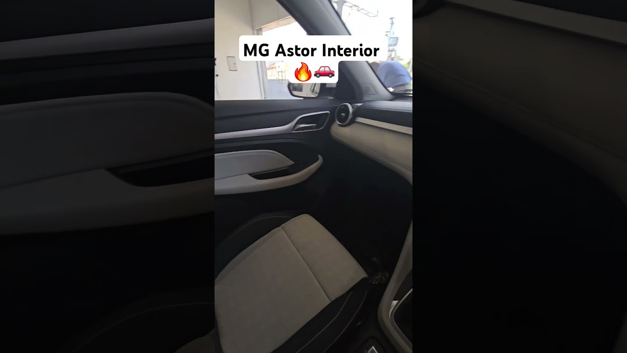 MG Astor interior 🔥 | MG Astor Top Model 2025 🚗 | #shorts #shortvideo #viral #mgmotorindia #astor
