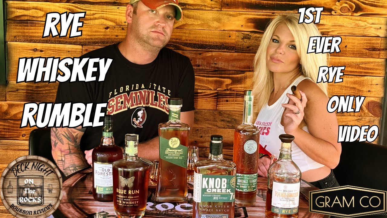 RYE WHISKEY BLIND TASTING WITH A NICE CIGAR | CAN AMY NAIL THIS BLIND?