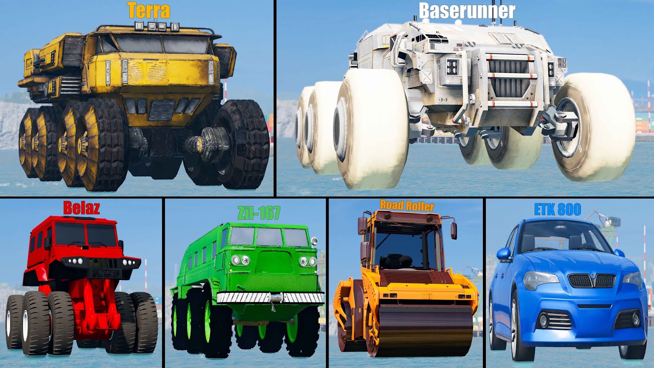 Giant Machines Fight #4 - Beamng drive
