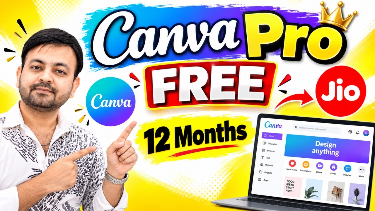 How to Claim Jio Canva Pro FREE for 12 Months