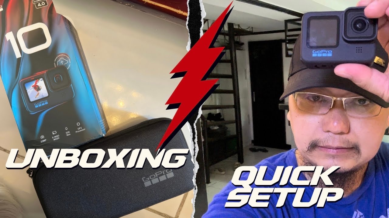 GoPro HERO10 Black | unboxing and quick setup | Azo Edition