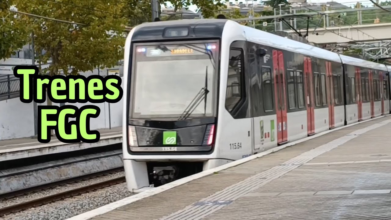 METRO DEL VALLÈS FGC trenes línea Barcelona-Sabadell