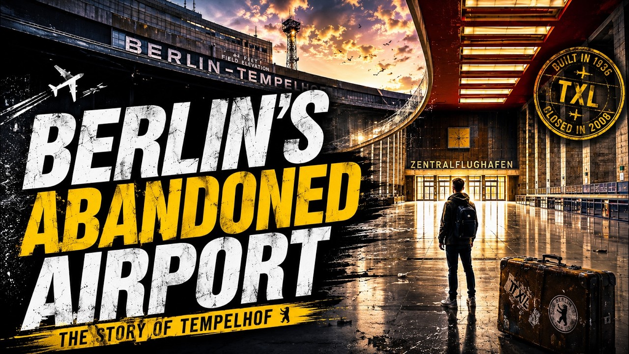 Inside Berlin’s ABANDONED airport | The Secrets of Tempelhof revealed… | Full abandoned airport tour
