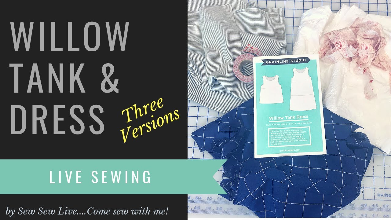 Sewing three Willow Tanks/Dress by Grainline Studio!