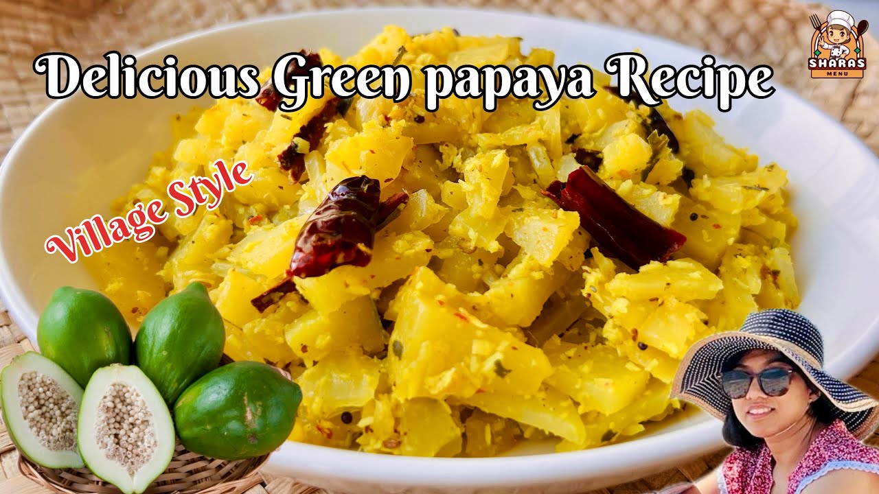 Super Healthy & Delicious Green Papaya Recipe 👩‍🍳🫕 Sri Lankan style | vegetarian 