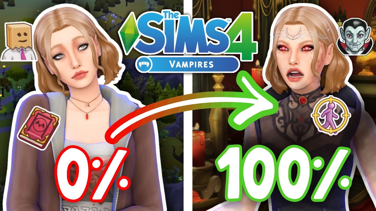 I Played 100% of the Sims 4 Vampires