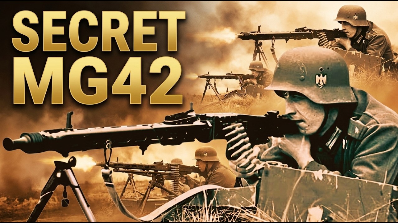 Dlaczego USA NIE MOGLY skopiowac tego niemieckiego karabinu maszynowego Sekret MG42