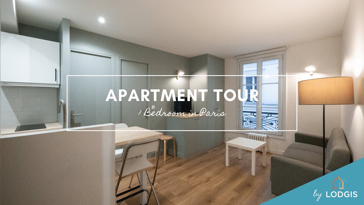 Apartment Tour // Furnished  26.5m2 in Paris – Ref : 21821061