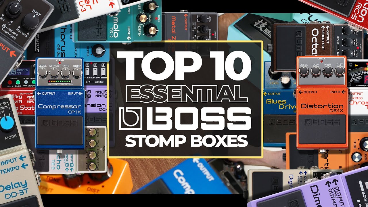TOP 10 Essential Boss Stomp Boxes
