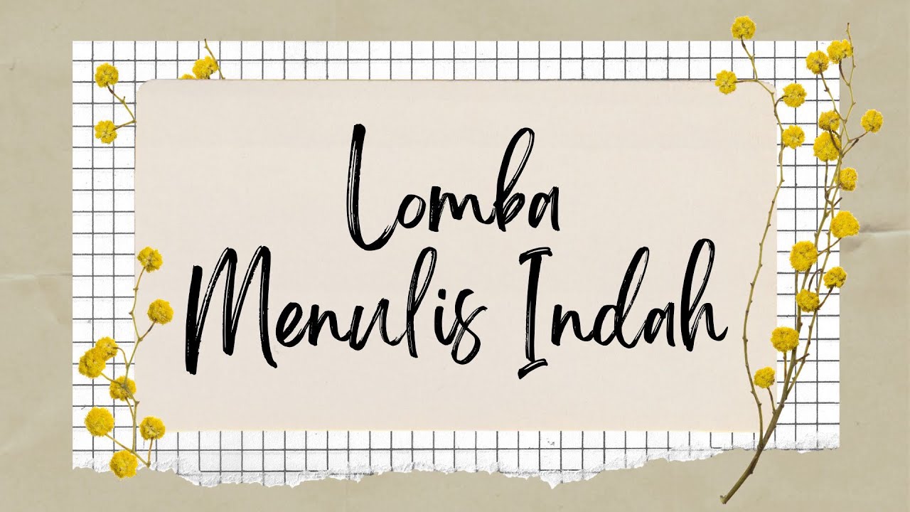 Lomba Menulis Indah SDS Ananda