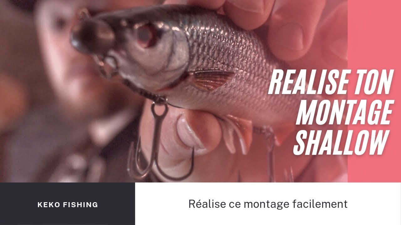 COMMENT CRÉER ton MONTAGE SHALLOW BIG BAIT (montage double stinger Savage Gear)🎣
