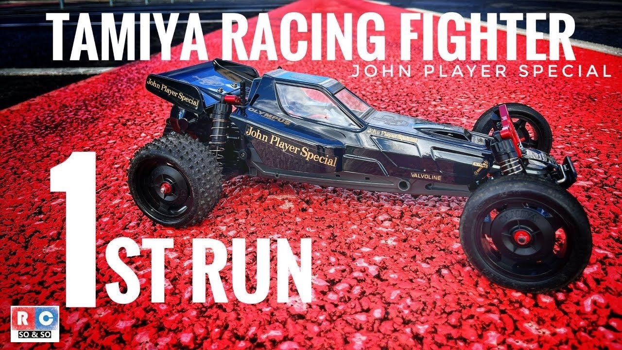 Tamiya Racing Fighter 1st Run | DT03 | What Hop-ups to use | John Player Special