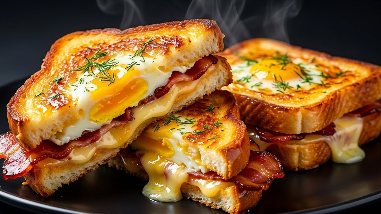 5-Minute Egg Toast Sandwich &mdash; So Easy & Delicious!