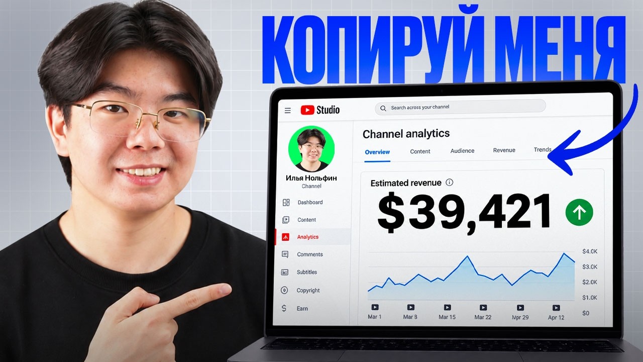 Как Claude Сделал Ютуб Канал на $39,421/Месяц (просто повторяй за мной)