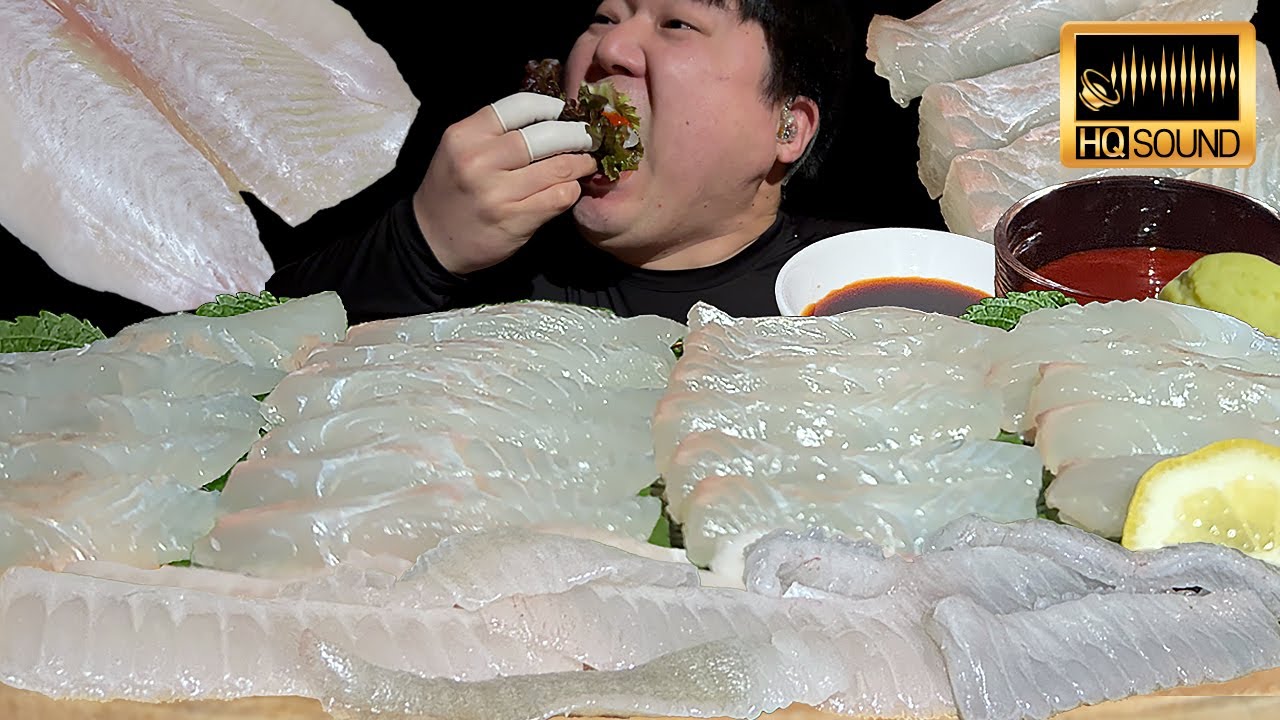 광어회 먹방 in 녹음실, 근데 이제 해설을 곁들인..