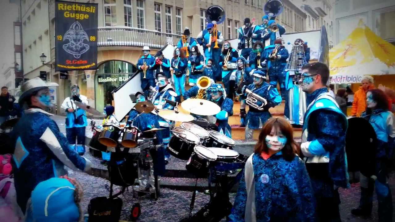 Riethüssli-Gugge an der sankt galler fastnacht2013 /Bärenplatz mp4