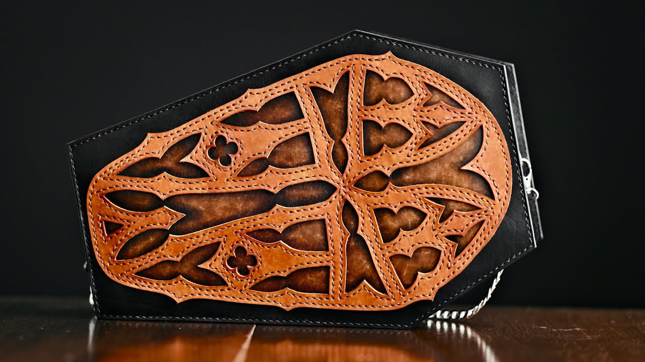 Making the Sythia coffin purse