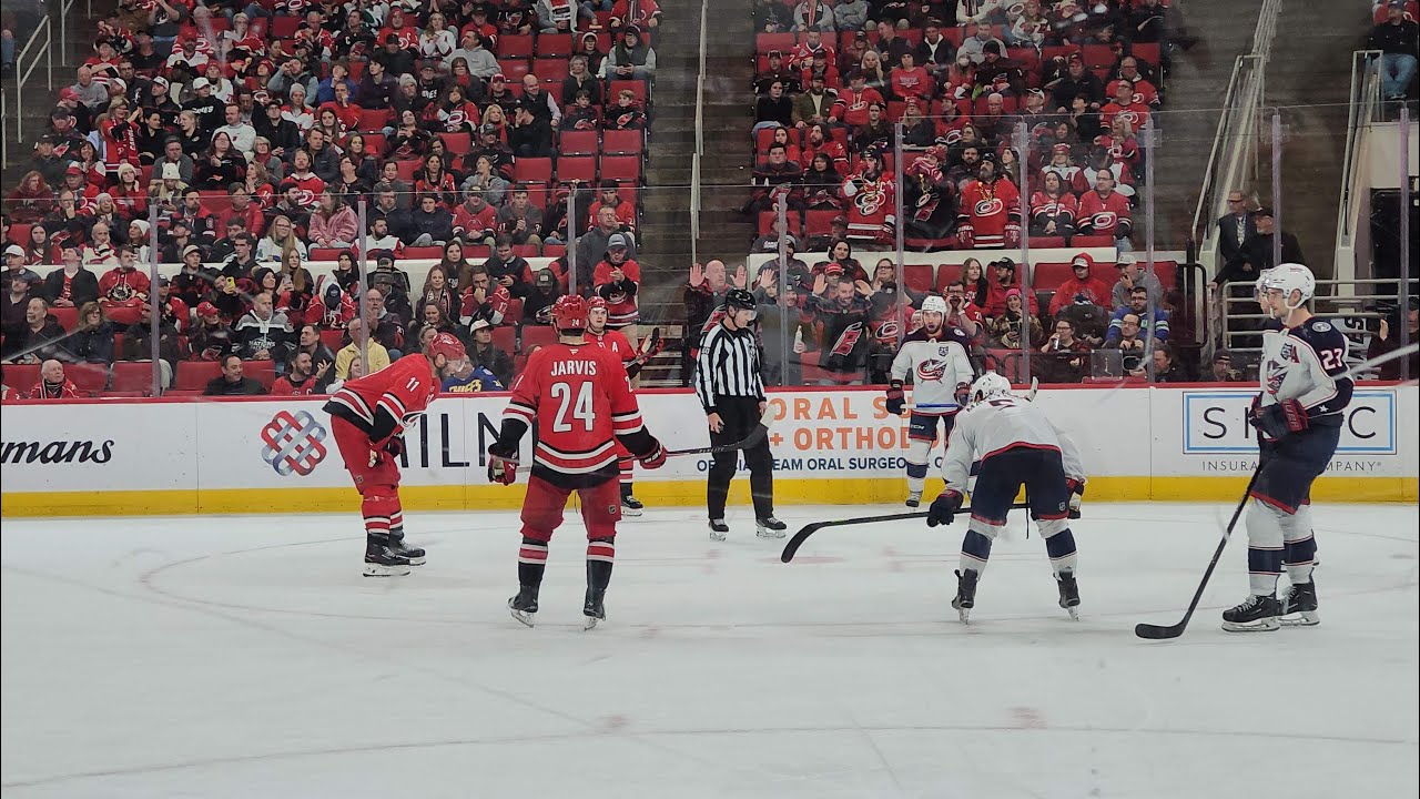 Hurricanes 20th Anniversary Celebration Vs the Blue Jackets