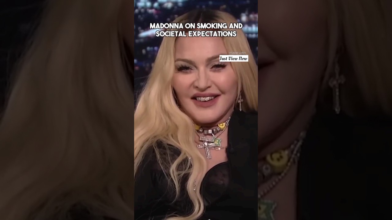 Madonna On Smoking And Societal Expectations #trending #shorts #madonna
