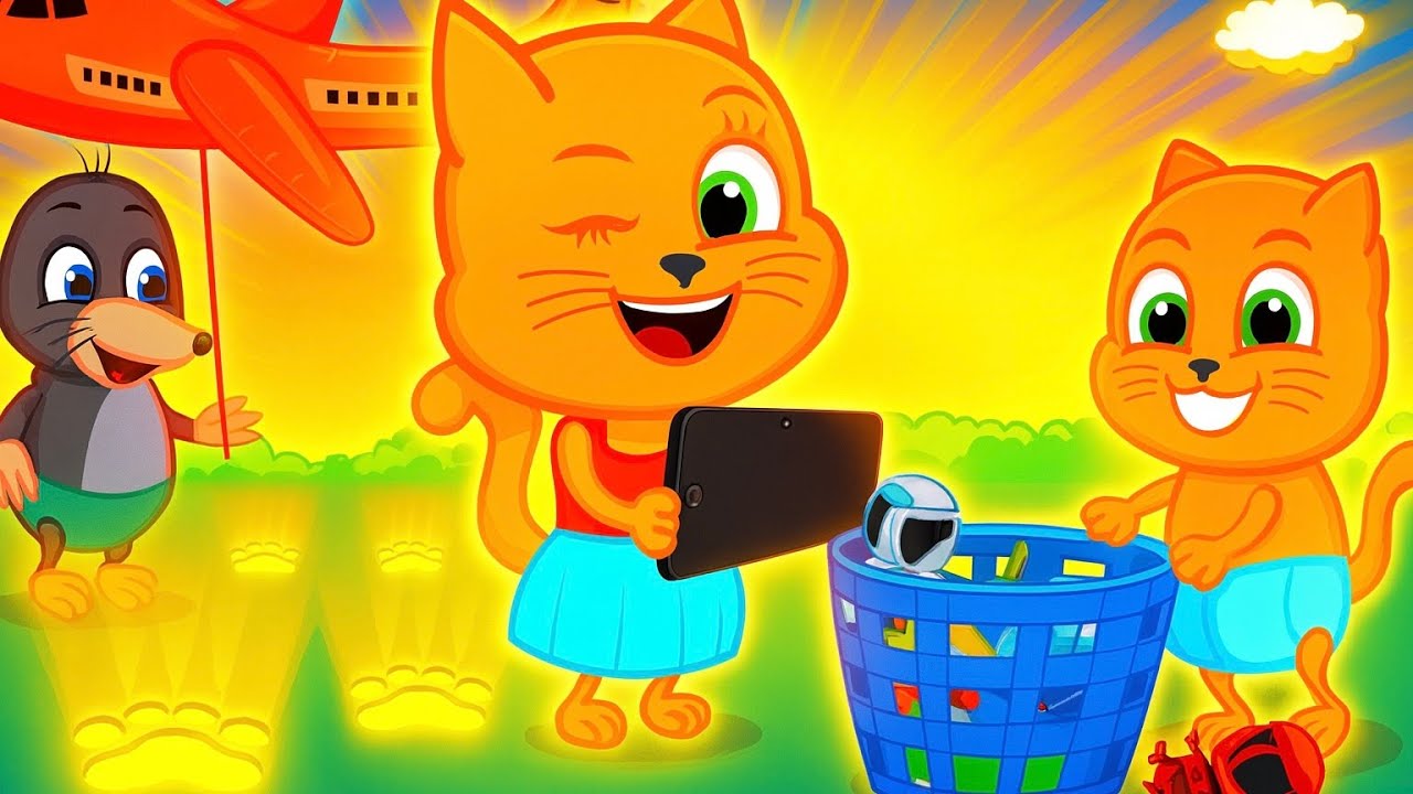 Família de Gatos - LISTA DE BOAS AÇÕES 🌟💖✅ Desenho Animado em Português Brasil 4K