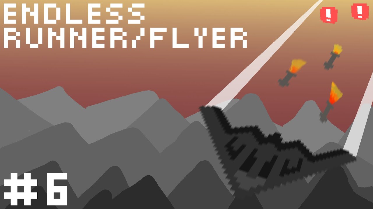 Main menu |  Endless flyer in Godot 4