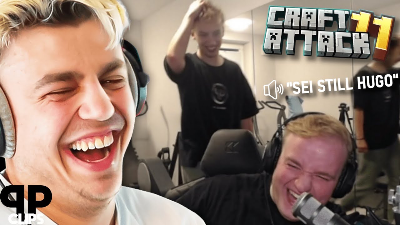 Hugo bekommt Ärger von Trymacs durch extremen Lachflash mit Papaplatte, Fabo, BastiGHG uvm