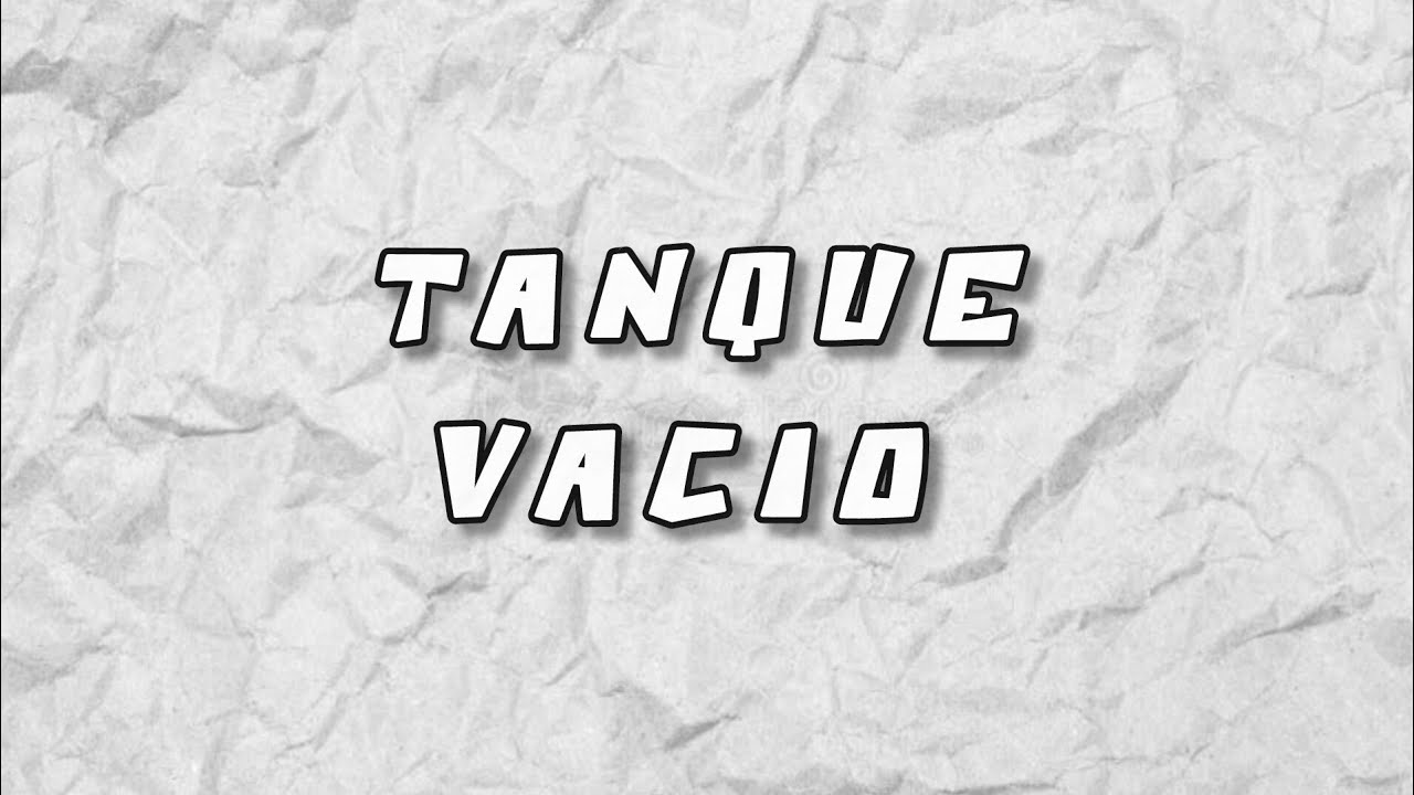 Tanque Vac&iacute;o - Dar y sentirse agotado - Netloxx
