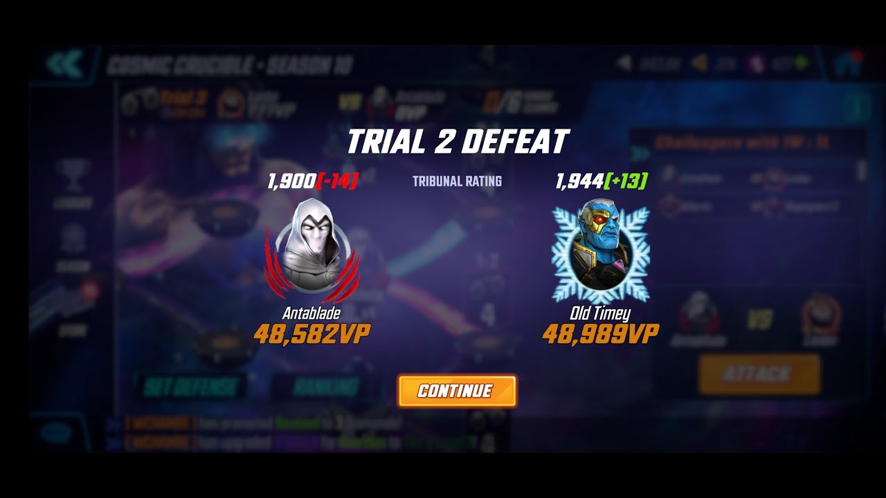 Cosmic Crucible 1032 vs Old Timey