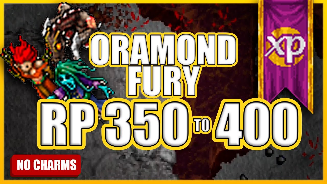 RP 350 to 400 &ndash; Oramond Fury Hideout Mountains [XP/PROFIT] | Where to hunt Paladin | Tibia