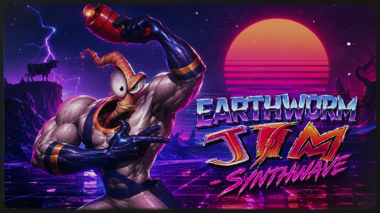 EARTHWORM JIM (1994) &mdash; SYNTHWAVE TRIBUTE