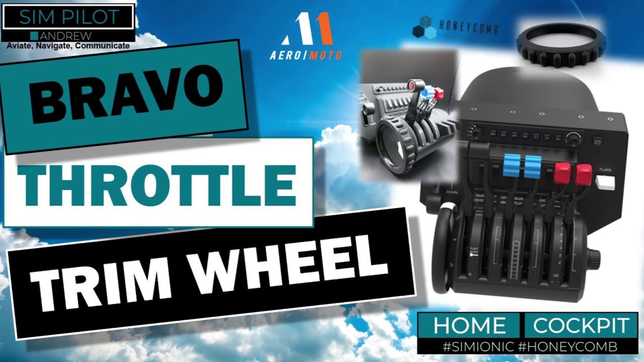 Home Cockpit - Honeycomb Bravo Throttle Trim Wheel GA Mod