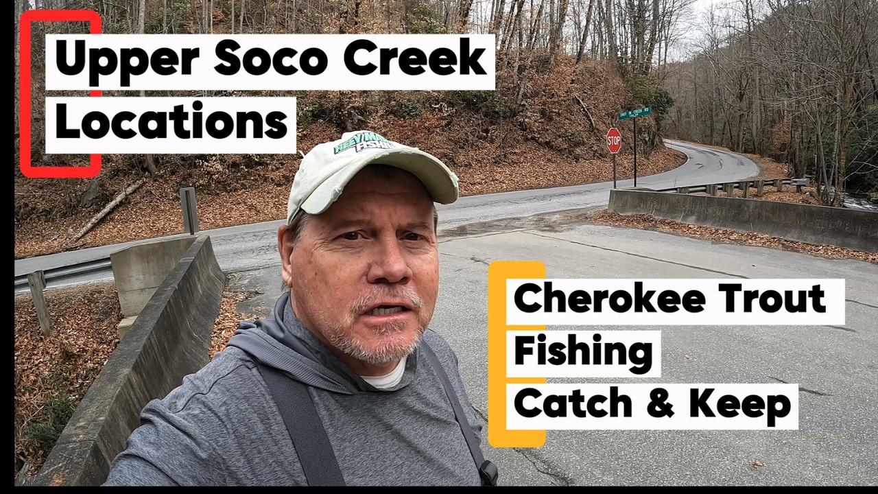 Upper Soco Creek Trout Fishing Cherokee