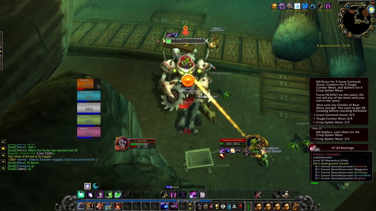 Feral Druid Tanking Deadmines HC