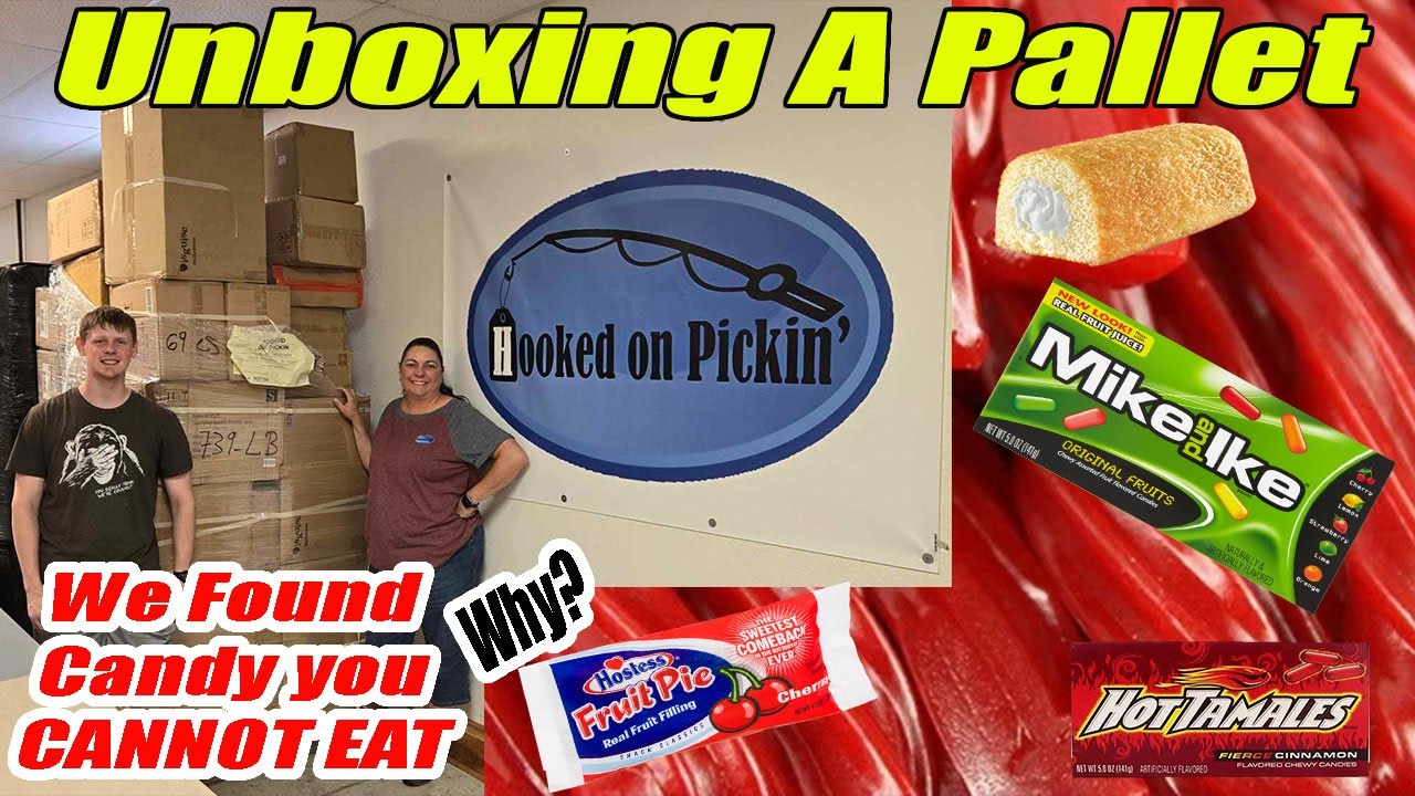 Unboxing a Pallet With Candy But you Cannot Eat it! Find out Why?