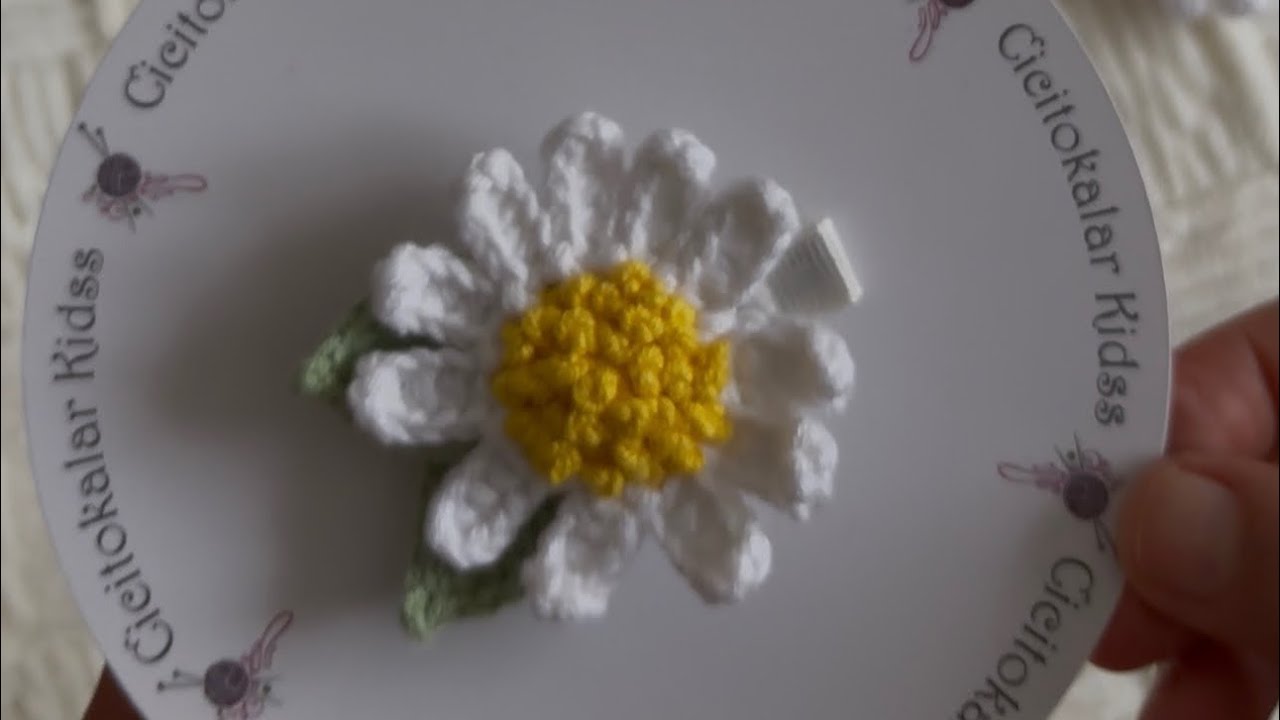 Çok kolay papatya toka ✔️