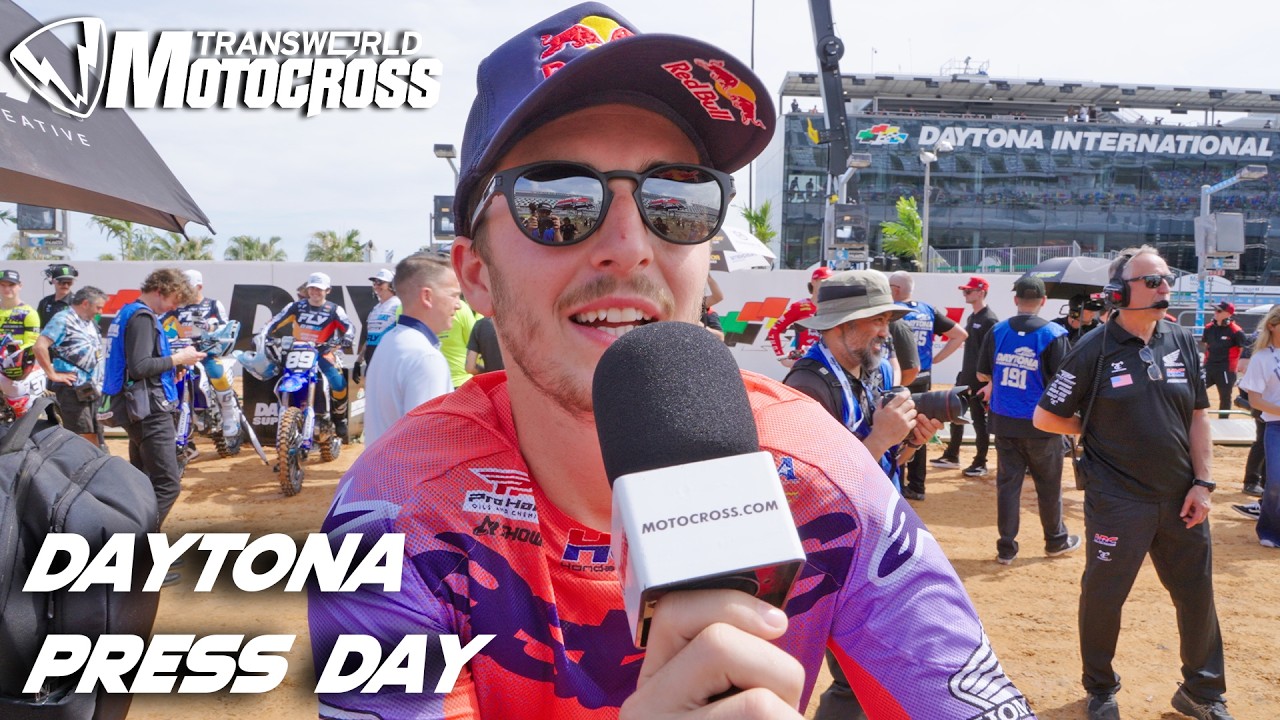 Daytona Supercross Press Day ft Lawrence, Shimoda, Harrison, Ferrandis, Harlan & Plessinger