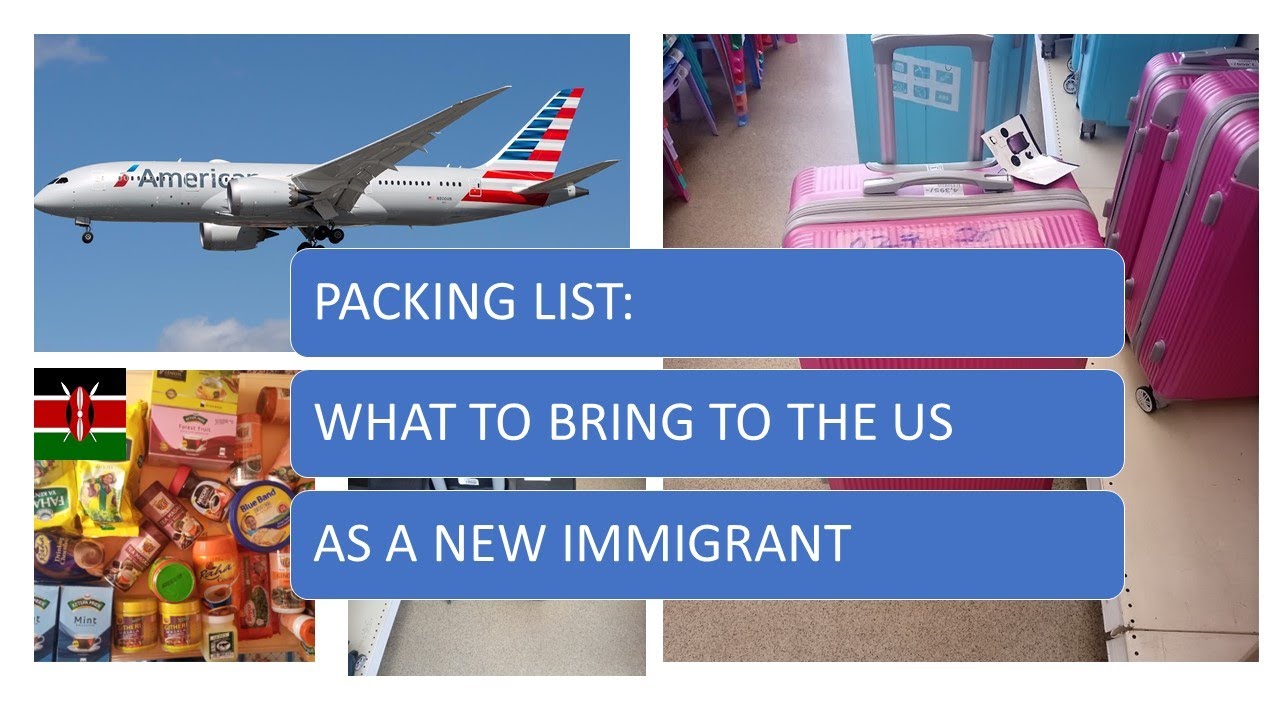 What to Prepare Before Flying to the US as a New Immigrant Part 1: Packing list #dv2025 #dv2024