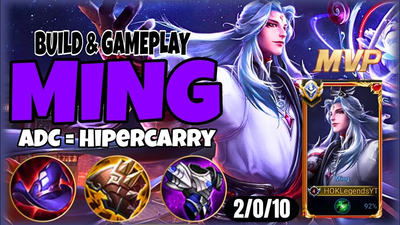 MING HONOR OF KINGS GLOBAL | RANK GM EPIC - HOW TO PLAY MING SUPPORT